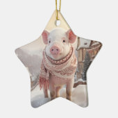 Tiergeschenke, Farm-Lover-Geschenk, Niedliches Sch Keramik Ornament (Links)