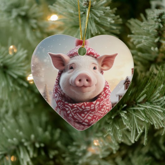 Tiergeschenke, Farm-Lover-Geschenk, Niedliches Sch Keramik Ornament (Baum)