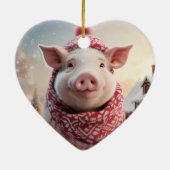 Tiergeschenke, Farm-Lover-Geschenk, Niedliches Sch Keramik Ornament (Hinten)