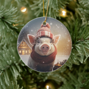 Tiergeschenke, Farm-Lover-Geschenk, Niedliches Sch Keramik Ornament