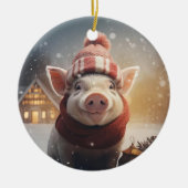 Tiergeschenke, Farm-Lover-Geschenk, Niedliches Sch Keramik Ornament (Vorne)