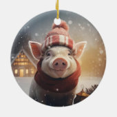 Tiergeschenke, Farm-Lover-Geschenk, Niedliches Sch Keramik Ornament (Hinten)