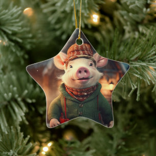 Tiergeschenke, Farm-Lover-Geschenk, Niedliches Sch Keramik Ornament