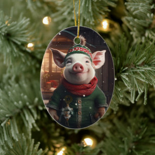 Tiergeschenke, Farm-Lover-Geschenk, Niedliches Sch Keramik Ornament