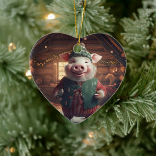 Tiergeschenke, Farm-Lover-Geschenk, Niedliches Sch Keramik Ornament
