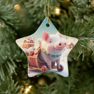 Tiergeschenke, Farm-Lover-Geschenk, Niedliches Sch Keramik Ornament