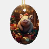 Tiergeschenke, Farm-Lover-Geschenk, Niedliches Sch Keramik Ornament (Hinten)