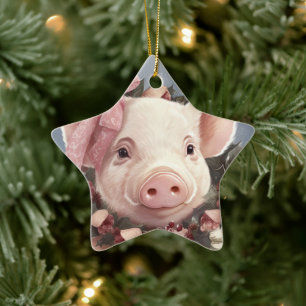 Tiergeschenke, Farm-Lover-Geschenk, Niedliches Sch Keramik Ornament