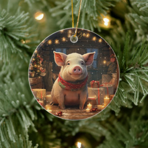 Tiergeschenke, Farm-Lover-Geschenk, Niedliches Sch Keramik Ornament