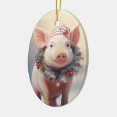 Tiergeschenke, Farm-Lover-Geschenk, Niedliches Sch Keramik Ornament (Links)