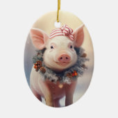 Tiergeschenke, Farm-Lover-Geschenk, Niedliches Sch Keramik Ornament (Vorne)