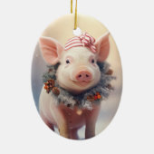 Tiergeschenke, Farm-Lover-Geschenk, Niedliches Sch Keramik Ornament (Hinten)