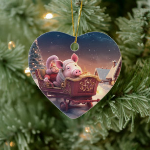 Tiergeschenke, Farm-Lover-Geschenk, Niedliches Sch Keramik Ornament