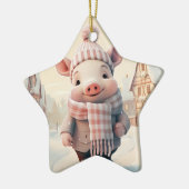 Tiergeschenke, Farm-Lover-Geschenk, Niedliches Sch Keramik Ornament (Links)