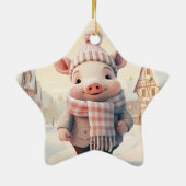 Tiergeschenke, Farm-Lover-Geschenk, Niedliches Sch Keramik Ornament (Hinten)