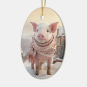 Tiergeschenke, Farm-Lover-Geschenk, Niedliches Sch Keramik Ornament (Links)