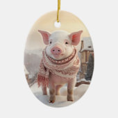 Tiergeschenke, Farm-Lover-Geschenk, Niedliches Sch Keramik Ornament (Vorne)