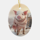Tiergeschenke, Farm-Lover-Geschenk, Niedliches Sch Keramik Ornament (Hinten)