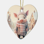 Tiergeschenke, Farm-Lover-Geschenk, Niedliches Sch Keramik Ornament (Links)