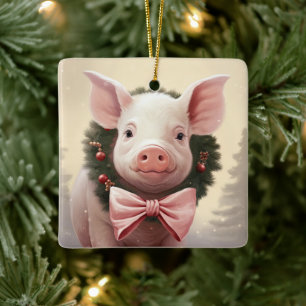 Tiergeschenke, Farm-Lover-Geschenk, Niedliches Sch Keramikornament