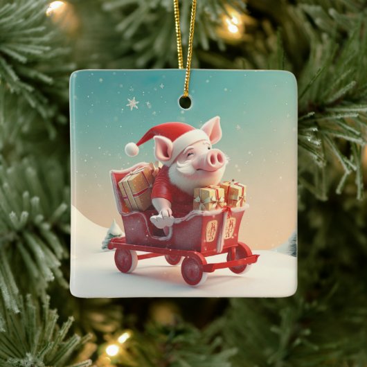 Tiergeschenke, Farm-Lover-Geschenk, Niedliches Sch Keramikornament (Baum)