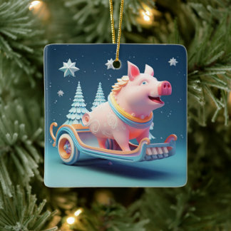 Tiergeschenke, Farm-Lover-Geschenk, Niedliches Sch Keramikornament