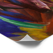 Tiergeschichten von Franz Marc Expressionist Paint Poster (Ecke)