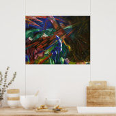 Tiergeschichten von Franz Marc Expressionist Paint Poster (Küche)