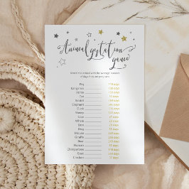 Tiergestation Baby Shower Game + Antwortschlüssel