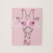 Tiergiraffe Puzzle (Vertikal)