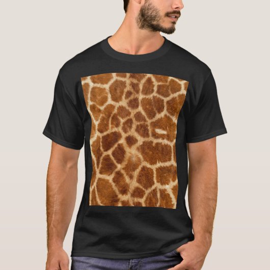 Tiergiraffendruck der afrikanischen Safari der T-Shirt (Vorderseite)