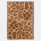 Tiergiraffendruck der rustikalen afrikanischen decke (Vorderseite Vertikal)