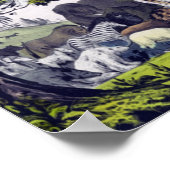 Tiergruppe Poster (Ecke)