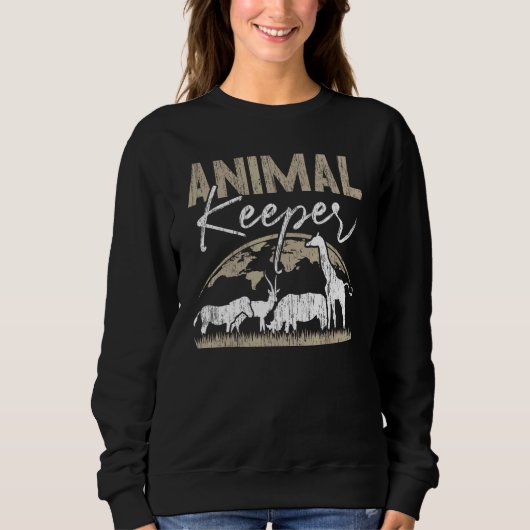 Tierhalter Giraffe Niel Pferd Sweatshirt (Vorderseite)