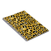 Tierhaut, Aquarellleopard Nahtlos. Notizblock (Rechte Seite)
