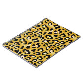 Tierhaut, Aquarellleopard Nahtlos. Notizblock (Linke Seite)