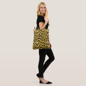 Tierhaut, Aquarellleopard Nahtlos. Tasche (Am Model)