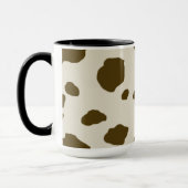 Tierhaut-Brown-Kuh-Stellen Tasse (Links)