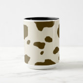 Tierhaut-Brown-Kuh-Stellen Tasse (Zentrum)