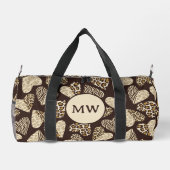 Tierhaut mit Herz Duffle Bag (Rückseite)