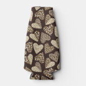 Tierhaut mit Herz Flaschenkühler (Vorderseite)