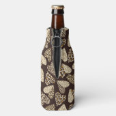 Tierhaut mit Herz Flaschenkühler (Flasche Rückseite)