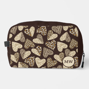 Tierhaut mit Herz Waschbeutel