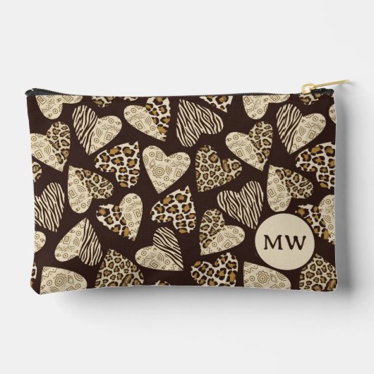 Tierhaut mit Herz Zubehörtasche (Rückseite)