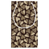 Tierhaut mit Herzen Kleine Geschenktüte (Rückseite)