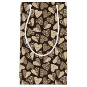 Tierhaut mit Herzen Kleine Geschenktüte (Vorderseite)