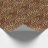 Tierhaut: Vintages Stoffdesign Geschenkpapier (Ecke)