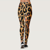 Tierhaut: Vintages Stoffdesign Leggings (Rückseite)