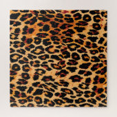 Tierhaut: Vintages Stoffdesign Puzzle (Horizontal)