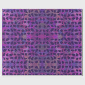 Tierhaut von Lavendeltieren mit lila Stellen Geschenkpapier (Flach)